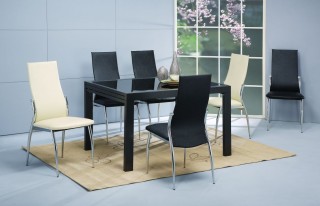 7 pieces Dining Room Set - ST001-120B & SC001 | 